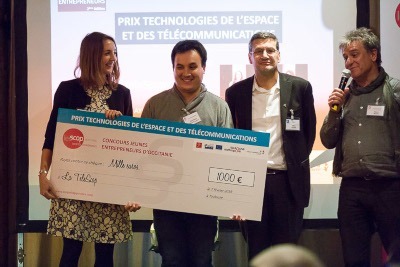 Lauréats du Prix Technologies de l'Espace et des Télécommunications © Urscop Occitanie